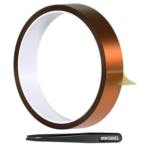 Heat Tape (1.0” x 100 Ft) Polyimide Heat Resistant Tape for Sublimation - Picture 1 of 5