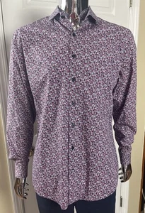 Camicia elegante Express uomo L floreale con bottoni - Foto 1 di 10
