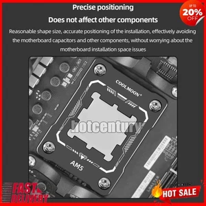 COOLMOON CPU Fixing Buckle Replacement AM5 Accessories for AMD AM5 RYZEN 7000 - Afbeelding 1 van 15