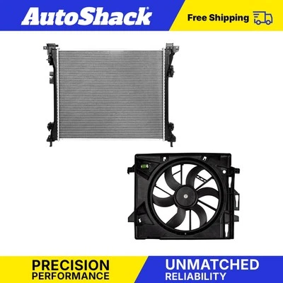 Radiator Cooling Fan Kit for 2008-2020 Dodge Grand Caravan 2012-2015 Ram C/V - Image 1 of 2