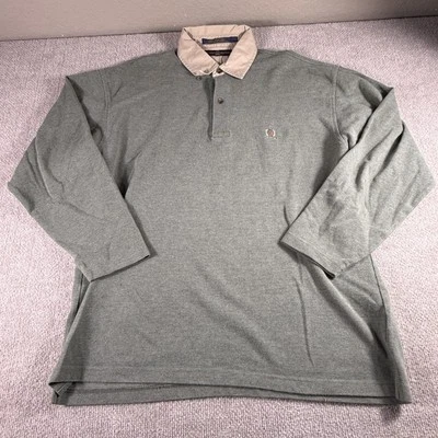 Tommy Hilfiger Suéter Para Hombre Grande Verde Beige Cresta Pullover Manga Larga Clásico Foto 1 de 4