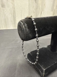 Dunkelblau Schwarz Perlen Armband 3,25’’ - Bild 1 von 4