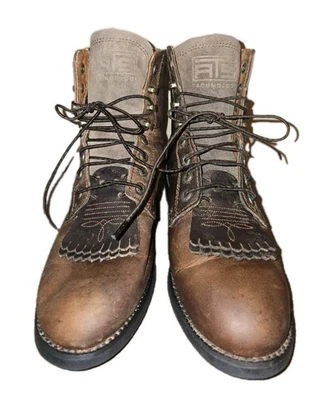 Ariat Boots Women's Size 7.5 Heritage Lacer II Brown Western Tassel #10002147  - Image 1 of 4