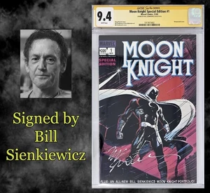 Moon Knight Special Edition #1 CGC 9.4 (1983) Marvel Signed by Bill Sienkiewicz - Picture 1 of 5