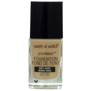 Wet n Wild PhotoFocus Foundation, Soft Ivory 362C, 1 fl oz - Picture 1 of 4
