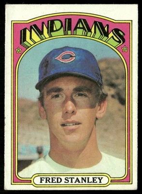 1972 Topps Fred Stanley (Ink On Back) RC Cleveland Indians #59 - Image 1 of 2