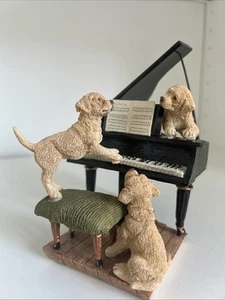 Country artist Labrador retrievers playing the piano - Picture 1 of 9