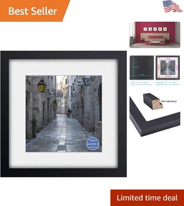 High Definition Glass 11x11 Picture Frame - Elegant Addition to Your Decor - Picture 1 of 11