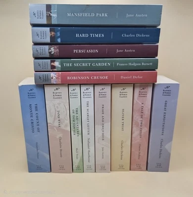 Лот из 13 книг по литературе Barnes And Noble Classics - ДИККЕНС АУСТЕН ТВЕН + - Изображение 1 из 4