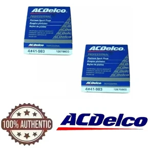 NEW GENUINE OEM ACDelco 41-983 Platinum Spark Plugs 12578277  [QUANTITY of 8] - Picture 1 of 1
