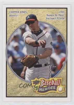 2008 Upper Deck Baseball Heroes Chipper Jones #6 HOF - Image 1 of 2