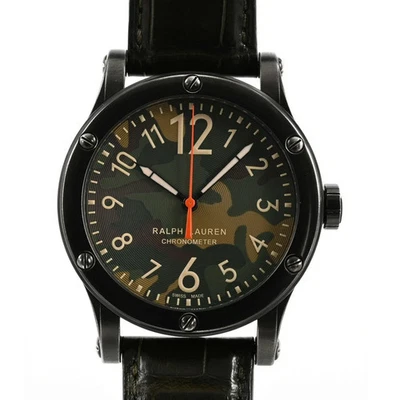 RALPH LAUREN Watch Safari RL67 Chronometer RLR0220711 Sonata Leather Strap w/Box - Image 1 of 4