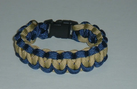 Notre Dame Color Paracord Survival Bracelet Custom Fit Fighting Irish Cover
