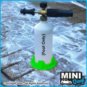 Pie/base de pistola de espuma de nieve - se adapta a botellas de 85 mm de diámetro - azul, negro o verde - Imagen 1 de 3