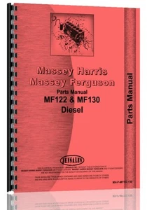 Manual de piezas de tractor Massey Ferguson 122 130 (MH-P-MF122 130) - Imagen 1 de 1