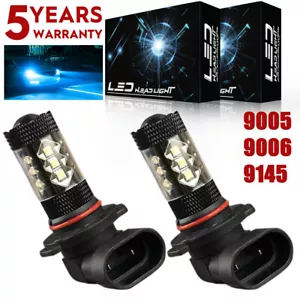 FOR 2010-2013 MAZDA 3 ice blue Xenon ice Blue Projector Lens LED Fog Light Bulbs - Picture 1 of 10