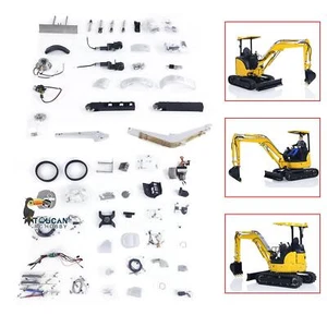 LESU 1/14 RC Hydraulic Excavator PC30 Mini Digger Model Unassembled KIT - Picture 1 of 16