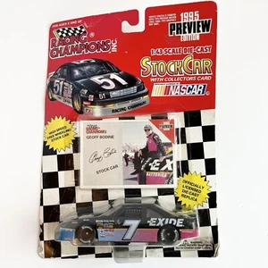 Racing Champions 1995 1:43 Stock Car Geoff Bodine with Card Preview Edition - Picture 1 of 11