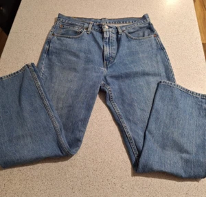 Pantalones de mezclilla para hombre Levi's 516 azul pierna recta cremallera mosca talla 36 x L30 etiqueta R - Imagen 1 de 11