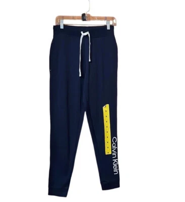 Pantalones de dormir Calvin Klein para mujer talla S/P azul marino Foto 1 de 4