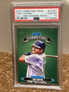 2020 Panini Diamond Kings Tony Gwynn PSA 10 All Time King ATDK1 POP 1 - Foto 1 di 1