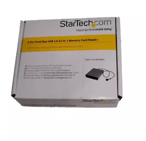 StarTech 22-in-1 USB 2.0 Internal Memory Card Reader – 3.5" Front Bay - Picture 1 of 5