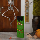 Glitzhome 30"H Lighted Wooden Frankenstein Porch Sign LED Halloween Party Decor
