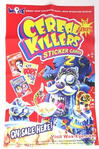 CEREAL KILLERS 1ST SERIES CARDS MINI POSTER JOE SIMKO ART 11" X 16" ALA WACKY PK - Picture 1 of 1