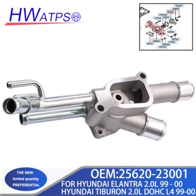 25620-23001 Thermostat Housing For HYUNDAI ELANTRA TIBURON 2.0L 1999-2000 - Image 1 of 4