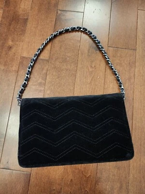 Monedero Abro terciopelo negro Foto 1 de 4