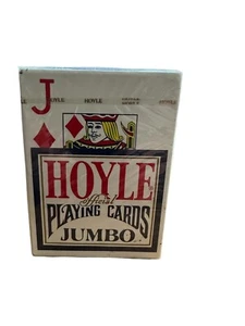 Hoyle Jumbo Playing Cards Poker Nevada Finish Sealed Unopened New USA Printed - Picture 1 of 4