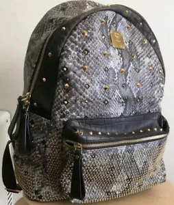 MCM Backpack Large Authentic Genuine Leather very good condition! - Picture 1 of 6