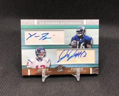 2007 Topps Co-Signers JACOBY JONES DUAL AUTO /25 GOLD SSP Rookie Card No. CSA-FJ - Image 1 of 4