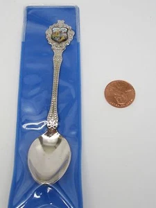 VINTAGE SILVER tone SOUVENIR SPOON of RUDESHEIM DROSSELGASSE-GERMANY  - Picture 1 of 2