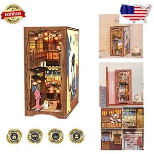 Japanese-Themed DIY Book Nook Kit with LED Light - Perfect Gift for All Ages - Picture 1 of 9