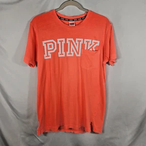 Victoria Secret PINK T-Shirt Short Sleeve Pocket Adult Women's Size XS (LL-17) - Picture 1 of 8