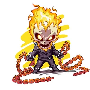 Calcomanías adhesivas de vinilo Ghost Rider Legend de 3"- 6" - Imagen 1 de 1