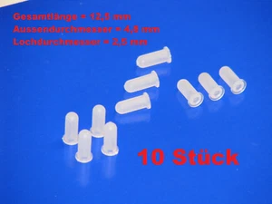 10 uds boquillas boquillas de fijación para inscripción emblema OPEL Ascona Kadett GT Manta - Imagen 1 de 1