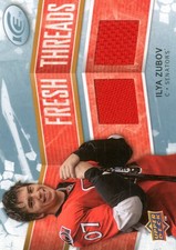 2008-09 Upper Deck Ice Fresh Threads #FTIZ Ilya Zubov Jersey 