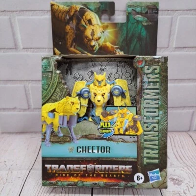 NIB TRANSFORMERS RISE OF THE BEASTS CHEETOR ACTION FIGURE - Image 1 of 4