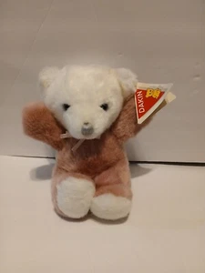 Dakin Cuddles Pink & White Jewels Teddybär Plüsch 10 Zoll 1979 mit Etikett - Bild 1 von 7