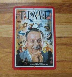DISNEY Retro Vintage Look Reproduction Walt Disney-Time-Dec.27,1954 Metal Sign! - Picture 1 of 2