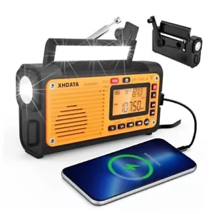 D608WB Emergency Radio Hand Crank Weather Radio FM/AM/SW/NOAA Alert Portable - Picture 1 of 7