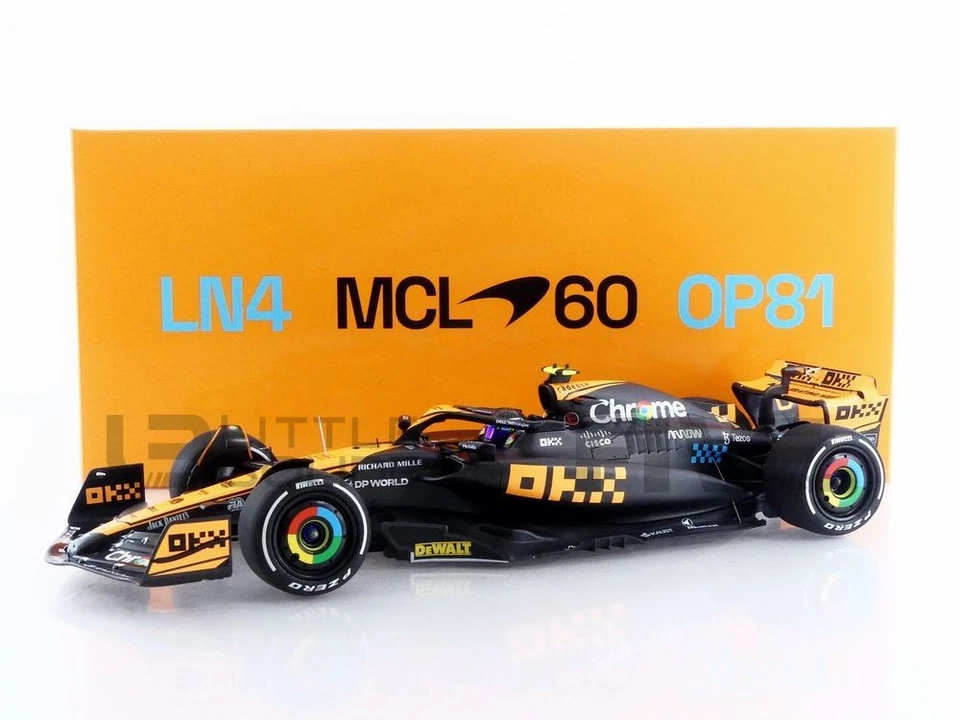 MINICHAMPS 1/18 - MCLAREN MCL60 - 2ND SINGAPORE GP 2023 (L. NORRIS) 537233404 - Image 1 of 1