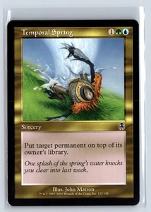 (4x) TEMPORAL SPRING - Apocalypse – MTG Magic the Gathering Card - Common - Picture 1 of 6