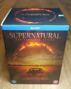 Supernatural The Complete Series Blu-Ray Box-Set (2021) Season 1-15 Region B - Foto 1 di 18