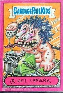 2013 TOPPS GARBAGE PAIL KIDS BNS 2 HOT ROD SKETCH CARD BY Neil Camera CS - Picture 1 of 4