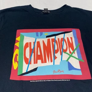 Little Giant Still Life by Stuart Davis de Young T-shirt Large Black Champion - Picture 1 of 13