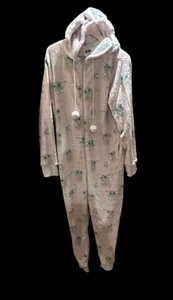 Star Wars Erwachsene Kapuze Einteiler Pyjama Mandalorian Grogu Baby Yoda Größe Large - Bild 1 von 3