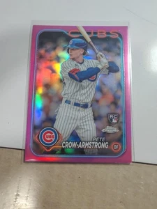 2024 Topps  - Pete Crow-Armstrong #16 Pink Refractor (RC)   - Picture 1 of 2